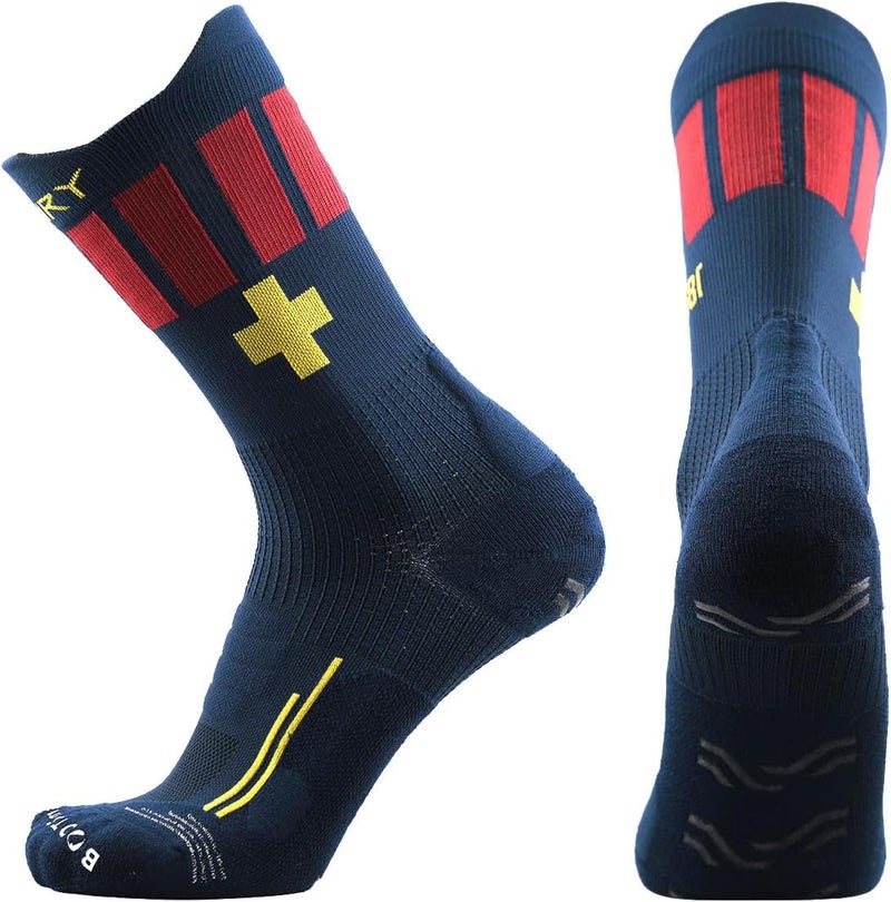 FUNRY Store Club Collection Soccer Grip Socks,Non-Slip Soccer Socks,Comfy Secure Fit For Football Running & Basketball(sizes:7-11) - Image 1